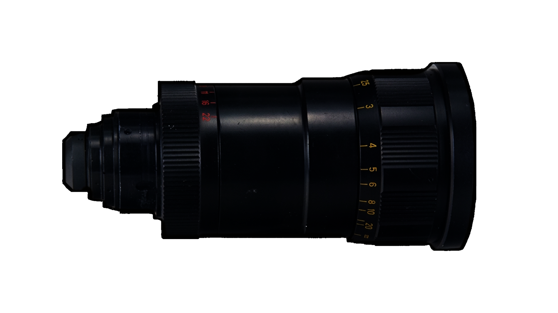 vintage cinema lens